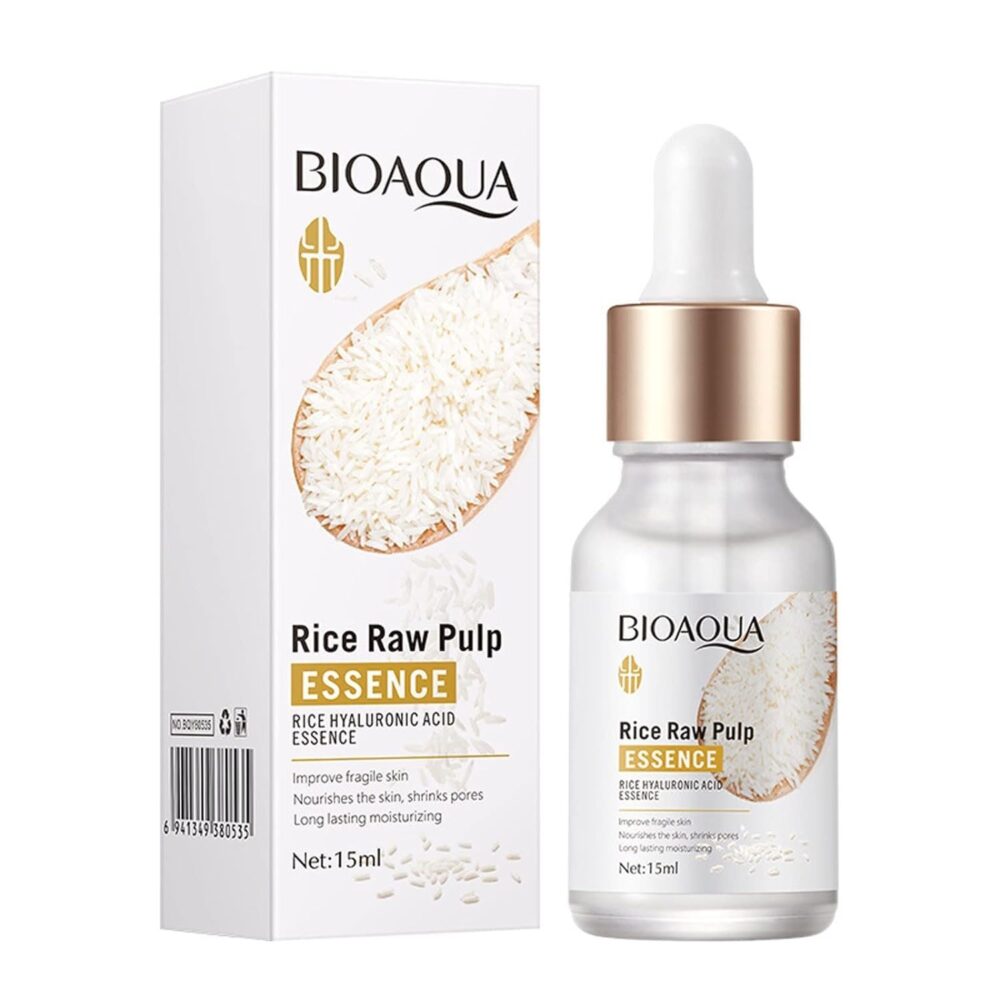 BIOAQUA Rice Raw Pulp Serum | Suero hidratante con arroz + ácido hialurónico 100 ml