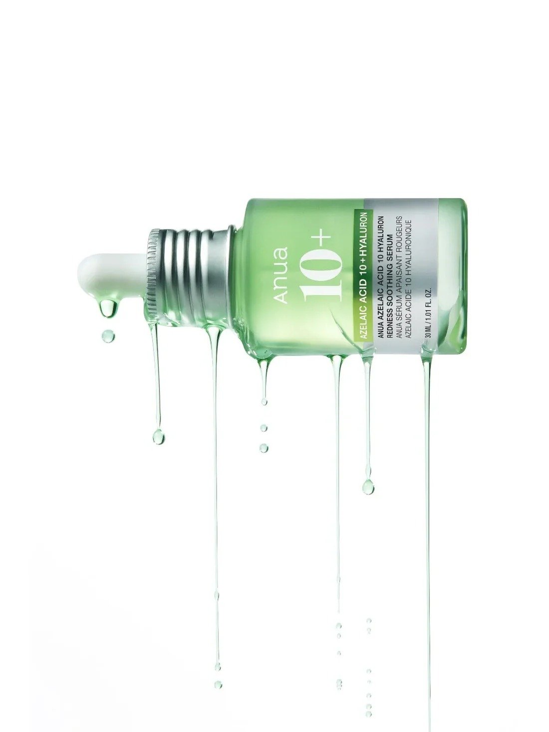 Anua Azelaic Acid 10 Hyaluron Redness Soothing Serum 30ml de Anua — presentación y empaque | K-Beauty coreano en Narumi Chile
