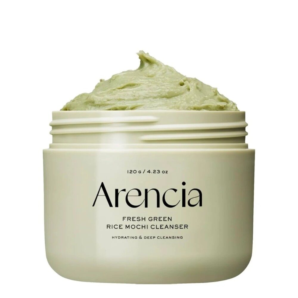 Limpiador en agua Arencia Limpiador Facial Fresh Green Rice Mochi Cleanser de Arencia, skincare coreano en Narumi Chile