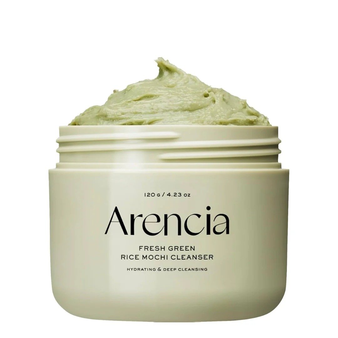 Limpiador en agua Arencia Limpiador Facial Fresh Green Rice Mochi Cleanser de Arencia, skincare coreano en Narumi Chile
