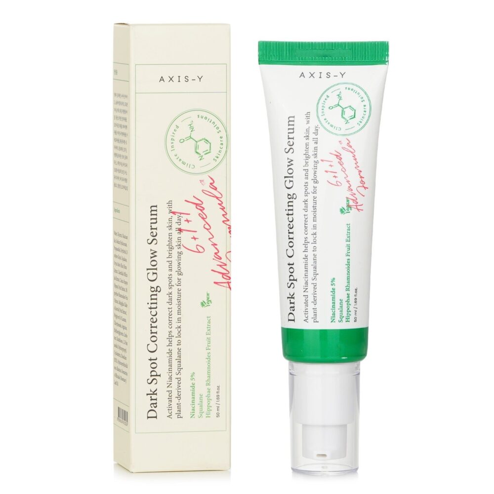 AXIS-Y Dark Spot Correcting Glow Serum de AXIS-Y — textura y detalle | K-Beauty coreano en Narumi Chile