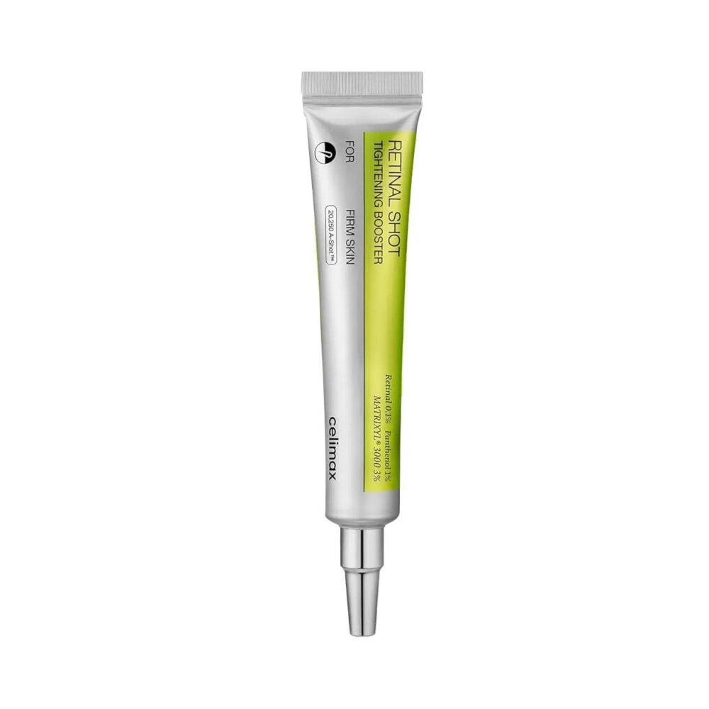 Celimax The-A Retinal Shot Tightening Booster 15ml de Celimax — textura y detalle | K-Beauty coreano en Narumi Chile