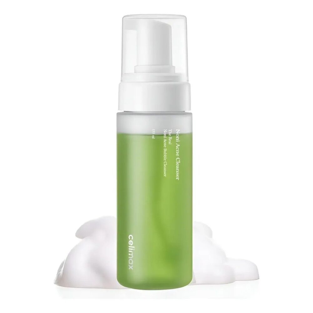 Limpiador en agua Celimax The Real Noni Acne Bubble Cleanser 155ml de Celimax, skincare coreano en Narumi Chile