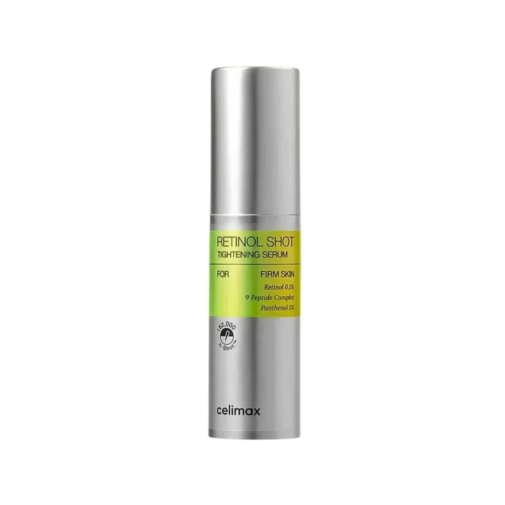 Celimax The Vita-A Retinol Shot Tightening Serum 30ml de Celimax — textura y detalle | K-Beauty coreano en Narumi Chile