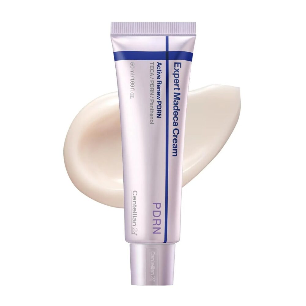 Centellian24 Expert Madeca Cream Active Renew PDRN 50ml de Centellian24 — textura y detalle | K-Beauty coreano en Narumi Chile