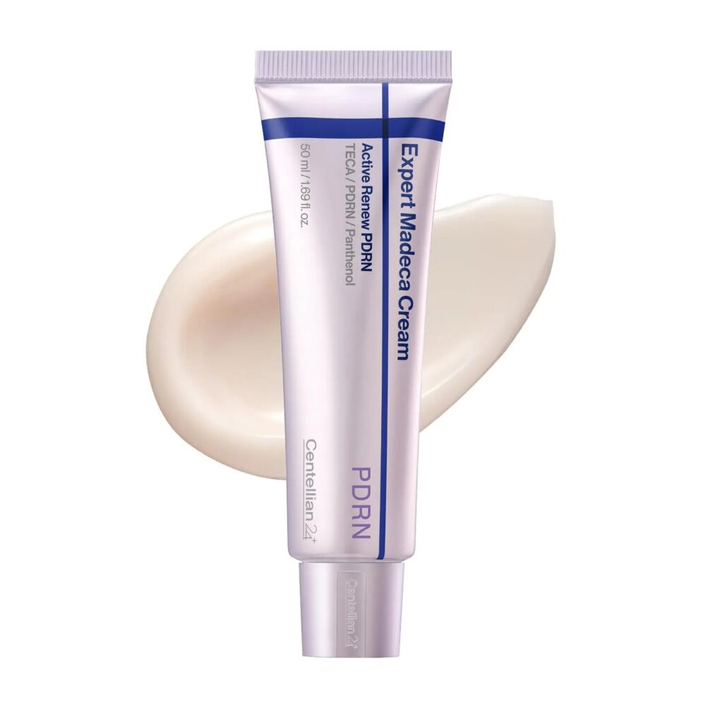 Centellian24 Expert Madeca Cream Active Renew PDRN 50ml de Centellian24 — textura y detalle | K-Beauty coreano en Narumi Chile
