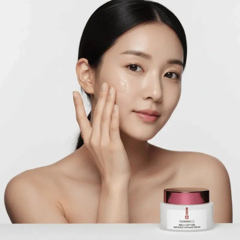 Cremas Humectantes Centellian24 Madeca Mela Capture Ampoule Capsule Cream 55ml de Centellian24, skincare coreano en Narumi Chile