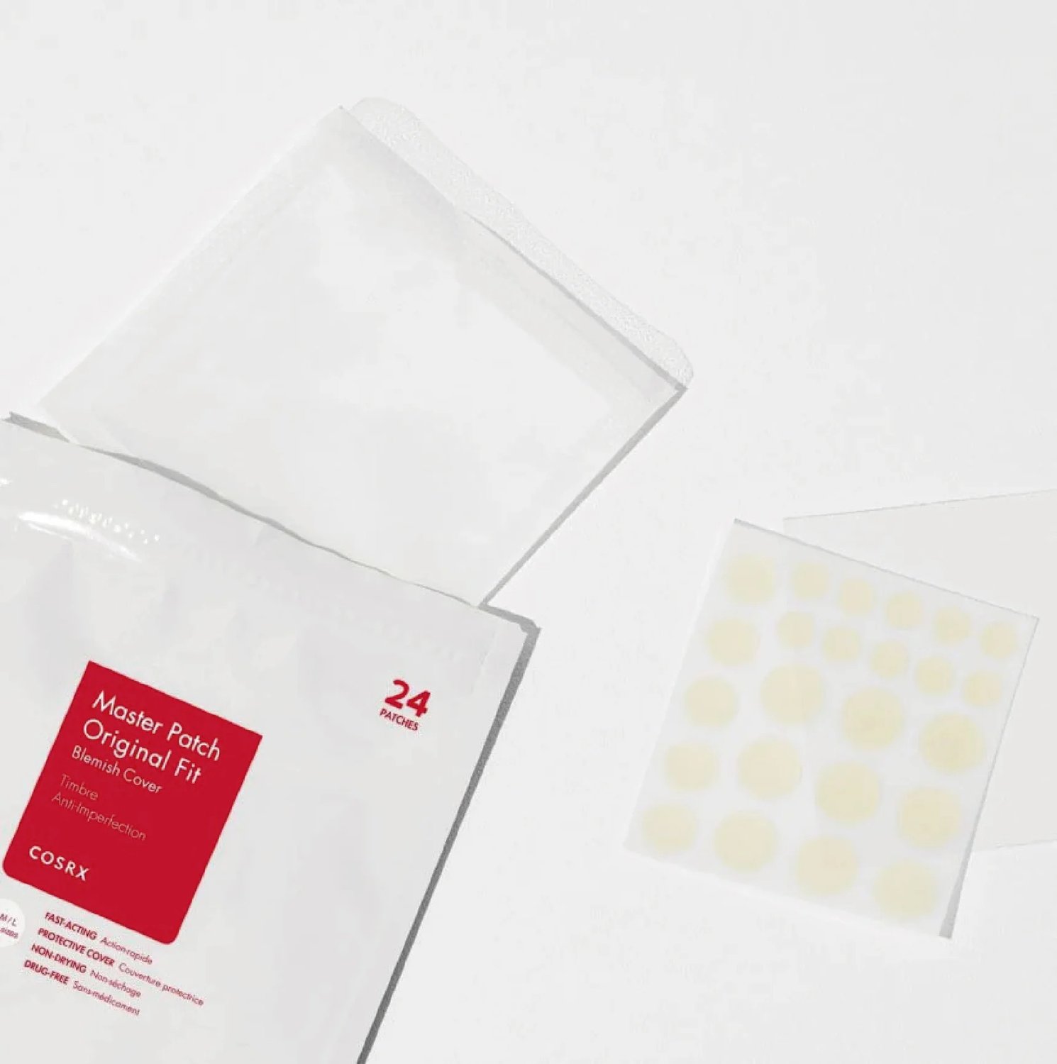 COSRX Acne Pimple Master Patch 1 sheet de COSRX — textura y detalle | K-Beauty coreano en Narumi Chile