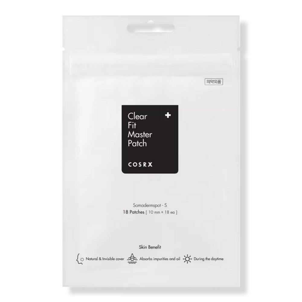 Parches para Granos COSRX Clear Fit Master Patch (18 Patches) de COSRX, skincare coreano en Narumi Chile