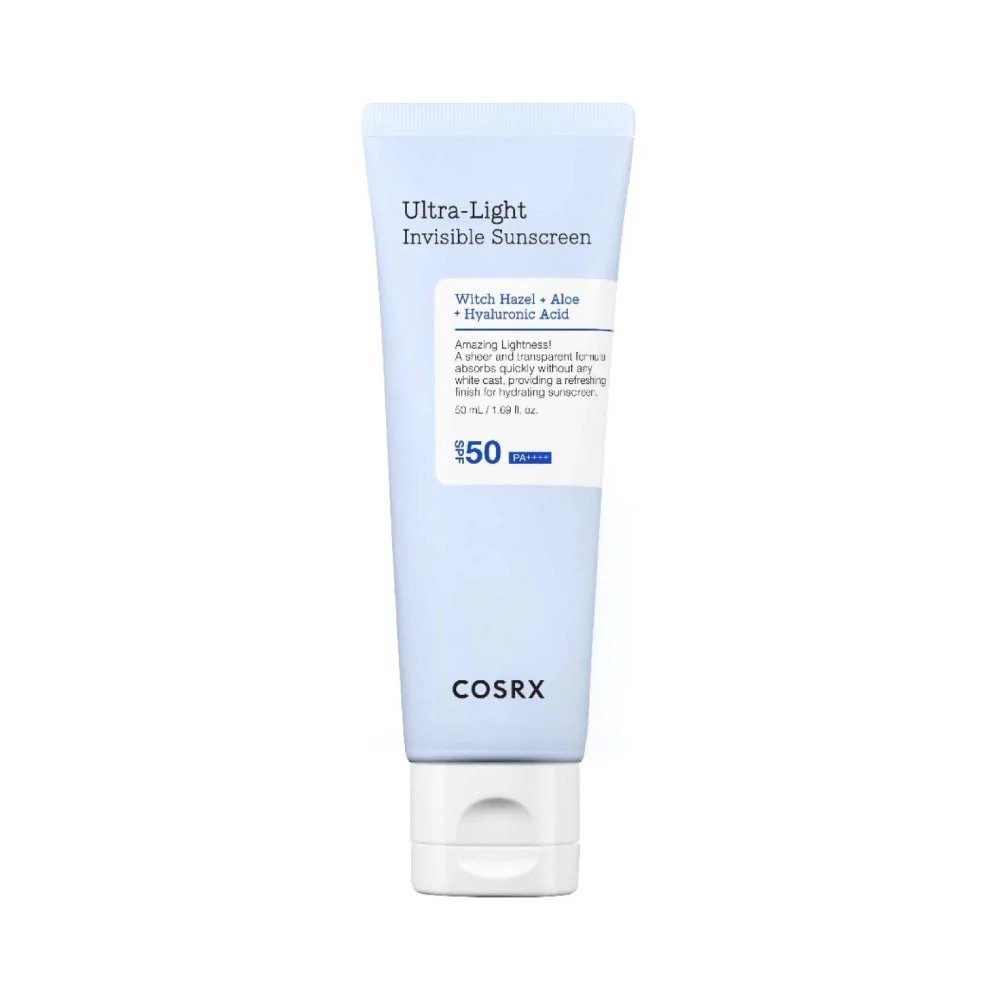 COSRX Ultra Light Invisible Sunscreen 50ml de COSRX — ingredientes | K-Beauty coreano en Narumi Chile