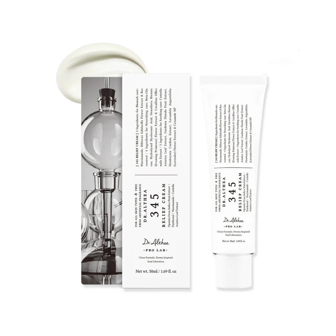 Dr. Althea 345 Relief Cream Mini de Dr. Althea — uso | K-Beauty coreano en Narumi Chile