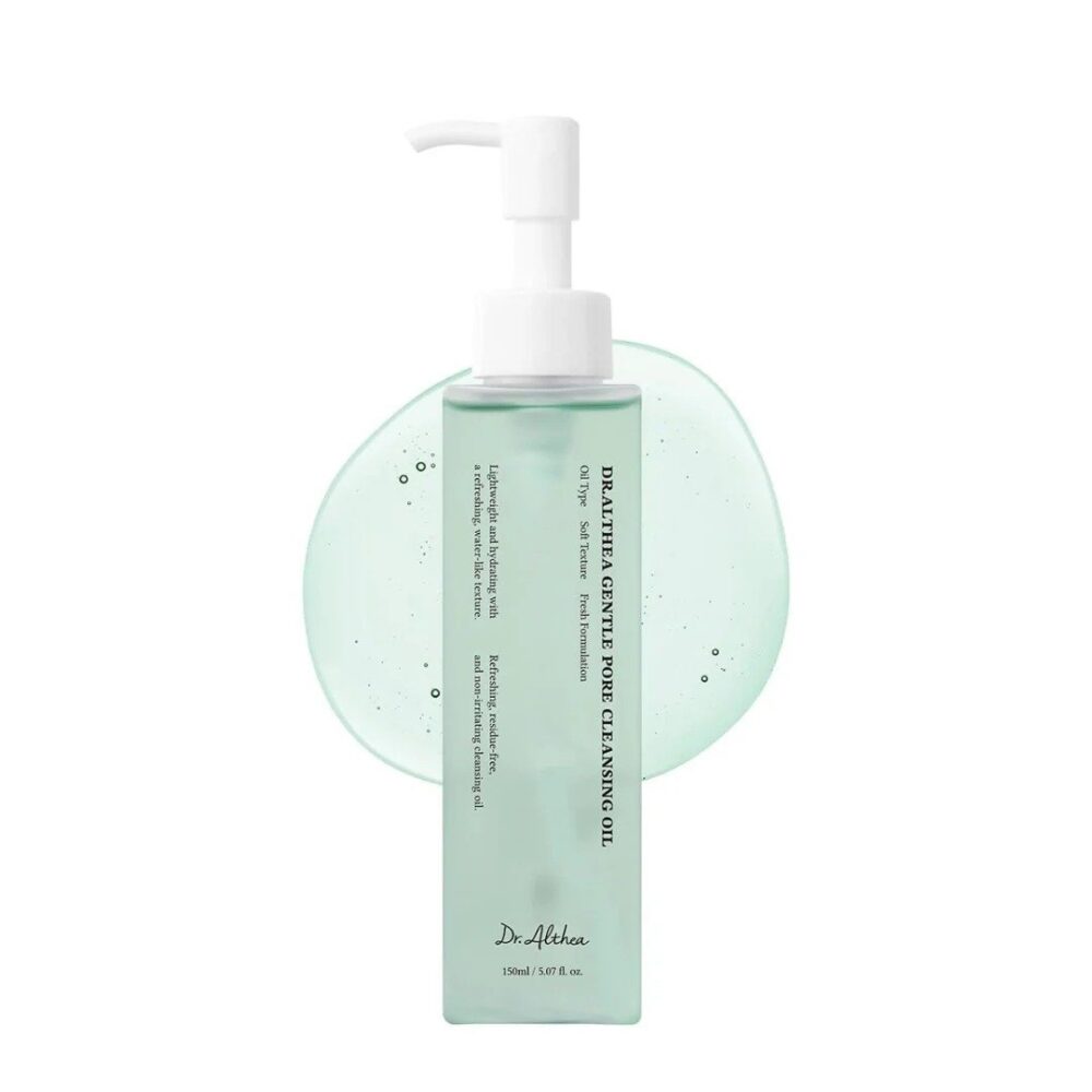 Dr. Althea Gentle Pore Vegan Cleansing Oil 150ml de Dr. Althea — presentación y empaque | K-Beauty coreano en Narumi Chile