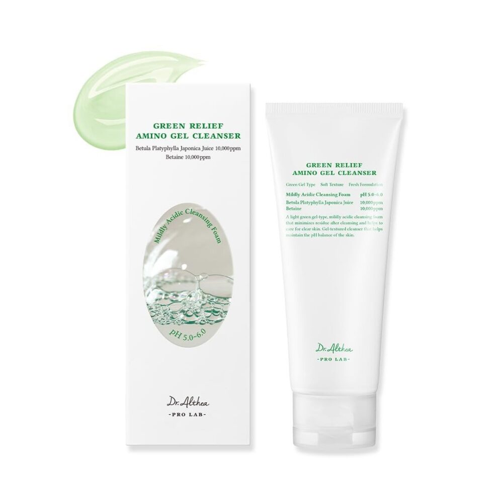 Limpiador en agua Dr. Althea Green Relief Amino Gel Cleanser 100ml de Dr. Althea, skincare coreano en Narumi Chile