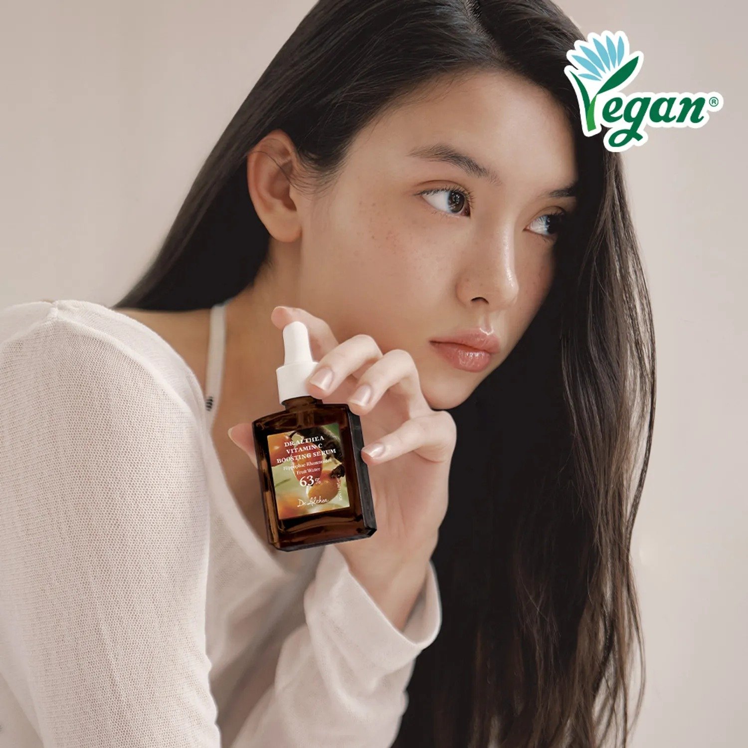 Dr. Althea Vitamin C Boosting Serum 30ml de Dr. Althea — textura y detalle | K-Beauty coreano en Narumi Chile