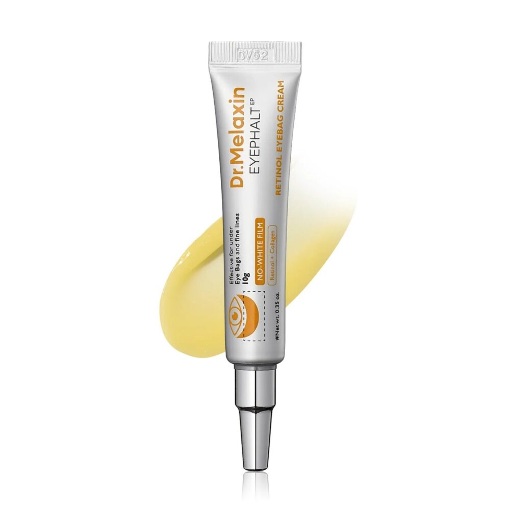 Dr. Melaxin Retinol Eyephalt Eyebag Cream 10g de Dr. Melaxin — textura y detalle | K-Beauty coreano en Narumi Chile