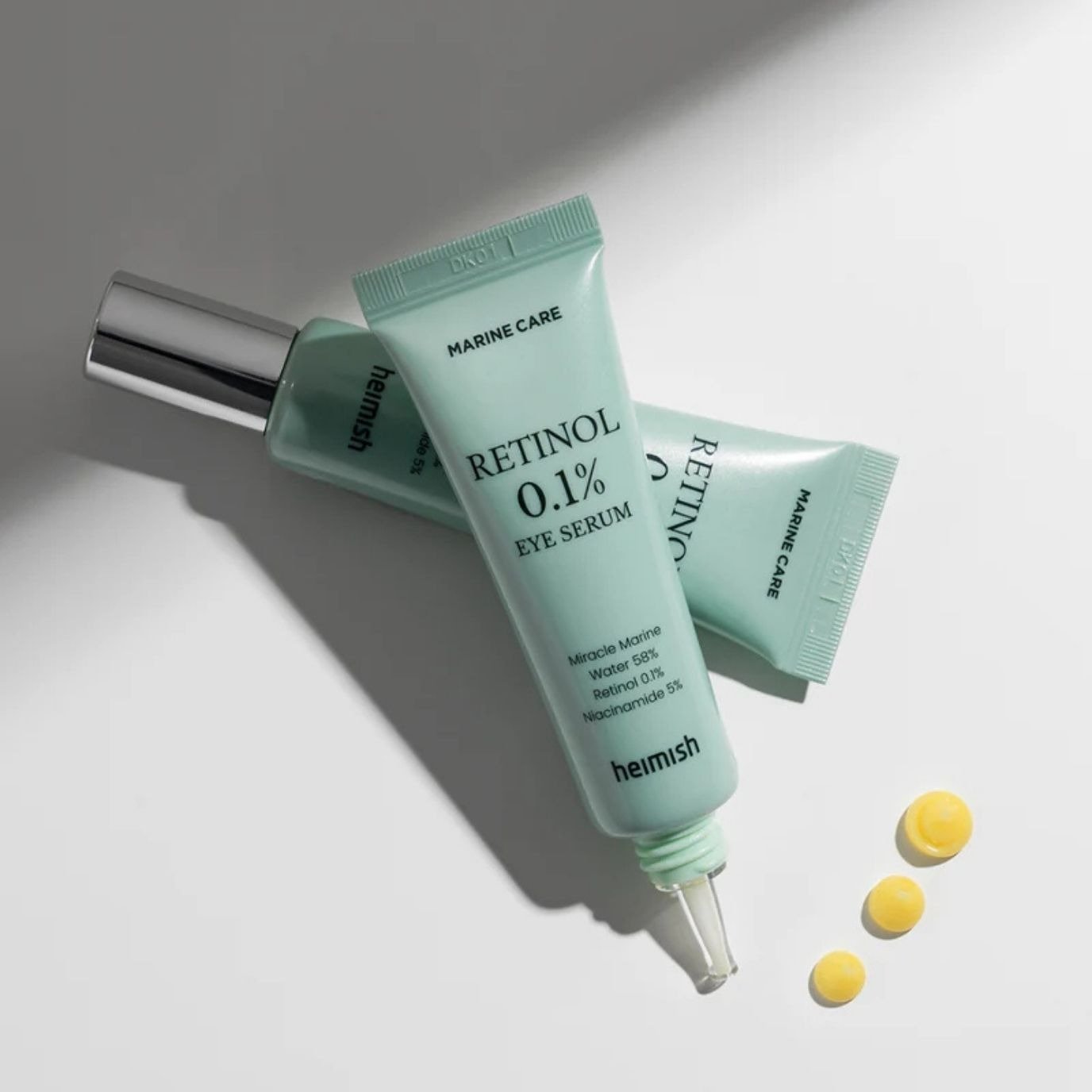 Heimish Marine Care Retinol Eye Serum de Heimish — textura y detalle | K-Beauty coreano en Narumi Chile