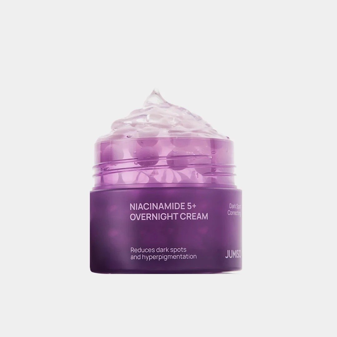 JUMISO Niacinamide 5+ Overnight Cream 50ml de JUMISO — textura y detalle | K-Beauty coreano en Narumi Chile