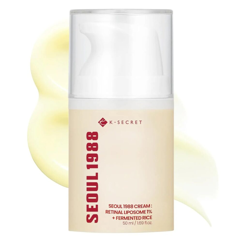 K-SECRET SEOUL 1988 Cream : Retinal Liposome 1% + Fermented Rice 50ml de K-SECRET — presentación y empaque | K-Beauty coreano en Narumi Chile