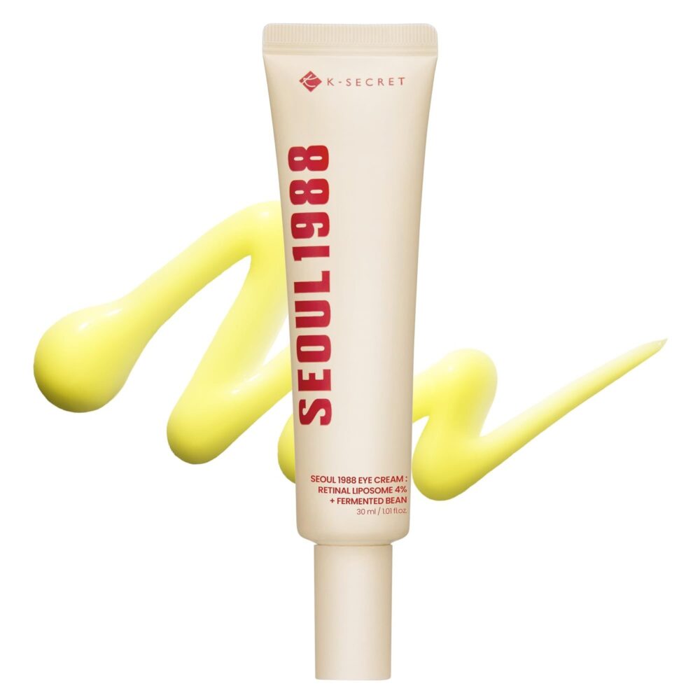 K-SECRET SEOUL 1988 Eye Cream : Retinal Liposome 4% + Fermented Bean 30ml de K-SECRET — textura y detalle | K-Beauty coreano en Narumi Chile