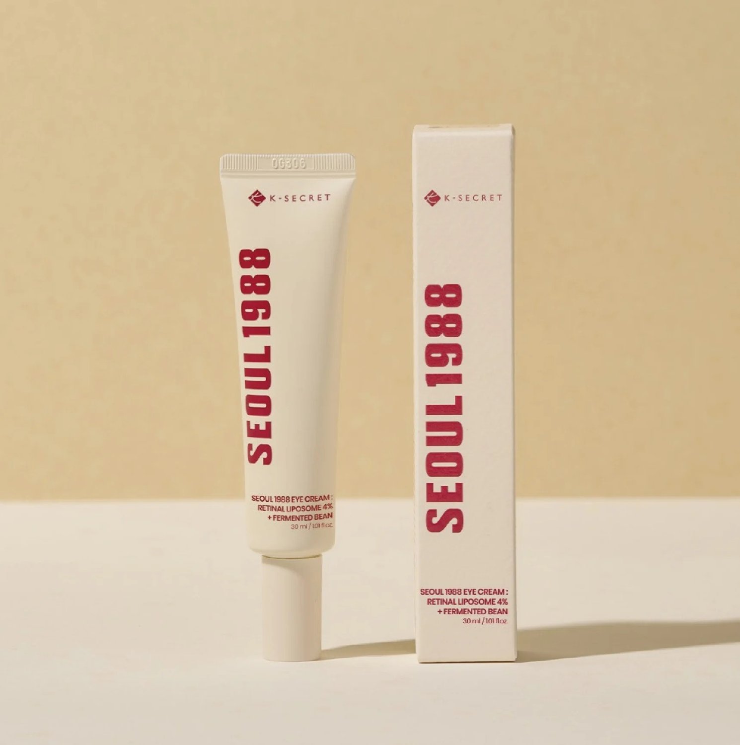 Contorno de Ojos K-SECRET SEOUL 1988 Eye Cream : Retinal Liposome 4% + Fermented Bean 30ml de K-SECRET, skincare coreano en Narumi Chile