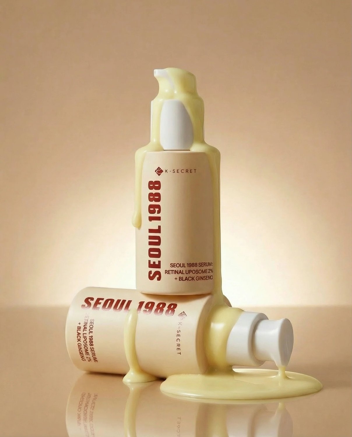 Serum K-SECRET SEOUL 1988 Serum : Retinal Liposome 2% + Black Ginseng 30ml de K-SECRET, skincare coreano en Narumi Chile