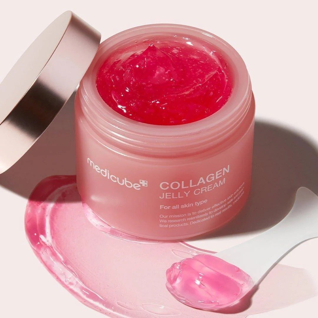 medicube Collagen Jelly Cream de medicube — textura y detalle | K-Beauty coreano en Narumi Chile