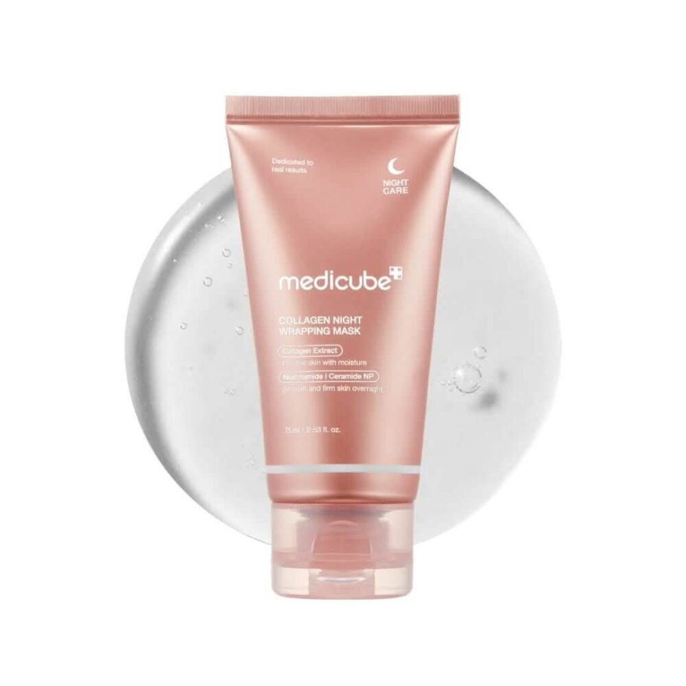 Mascarilla facial medicube Collagen Night Wrapping Mask de medicube, skincare coreano en Narumi Chile