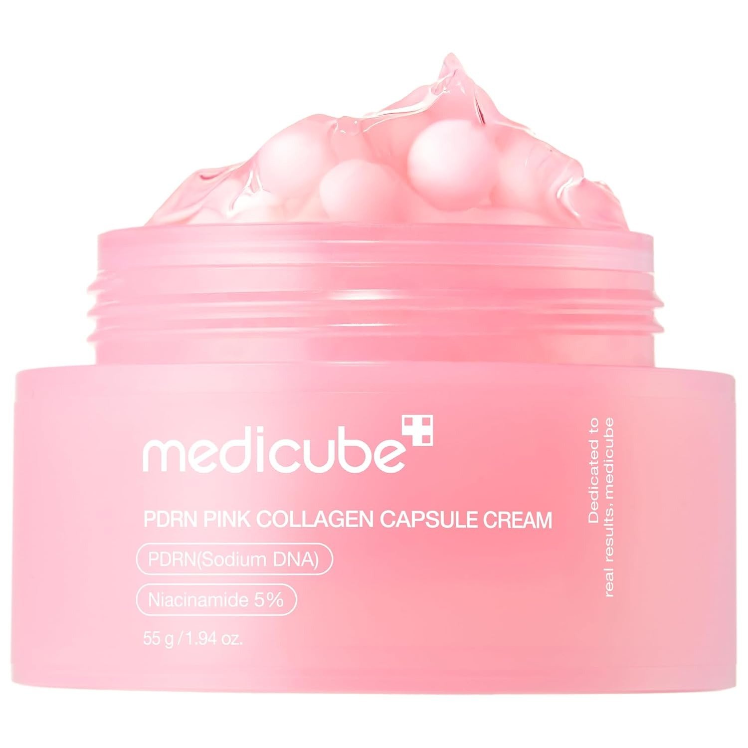 Cremas Humectantes medicube PDRN Pink Collagen Capsule Cream 55g de medicube, skincare coreano en Narumi Chile