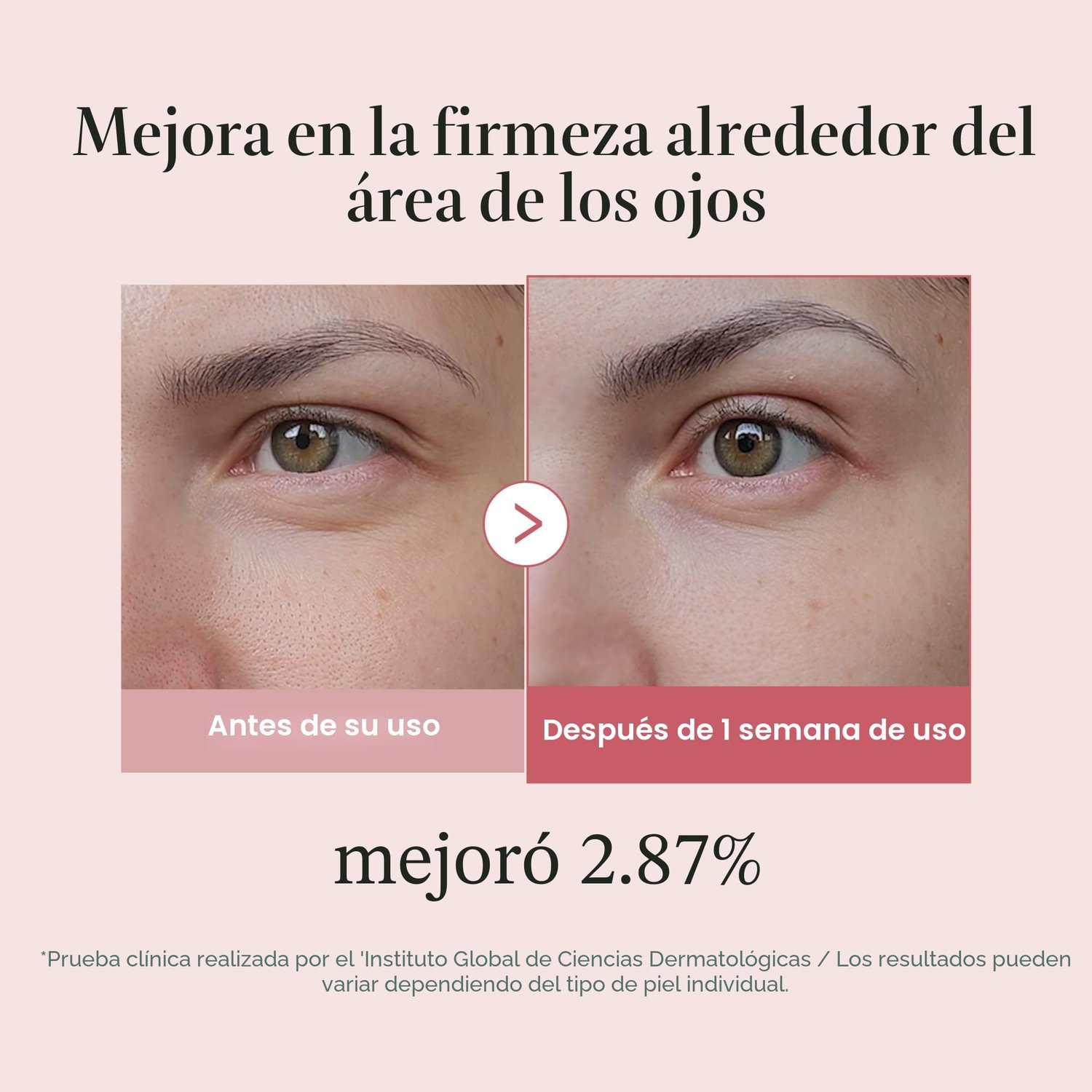 medicube PDRN Pink Peptide Eye Cream de medicube — textura y detalle | K-Beauty coreano en Narumi Chile