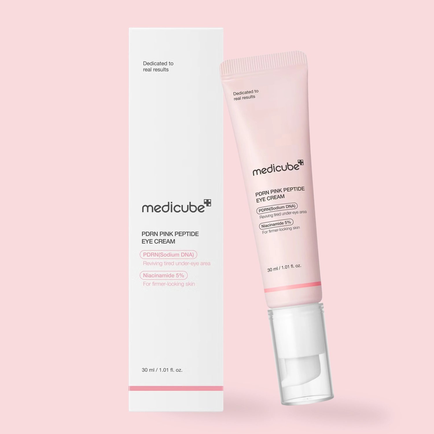 Serum medicube PDRN Pink Peptide Eye Cream de medicube, skincare coreano en Narumi Chile