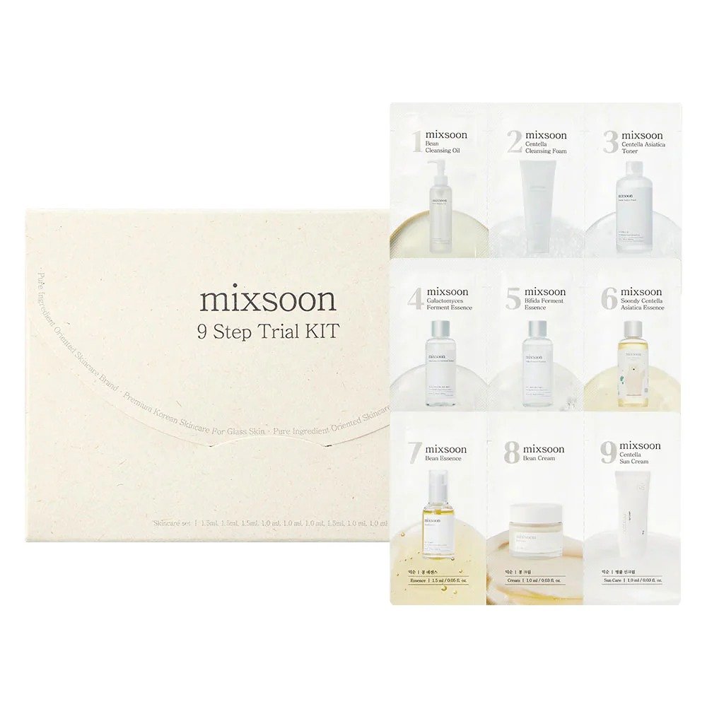 Serum Mixsoon 9-Step Trial Kit 9 pcs de Mixsoon, skincare coreano en Narumi Chile