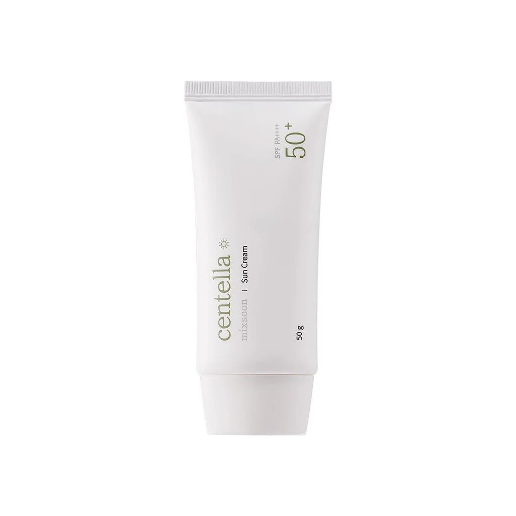 Mixsoon Centella Sun Cream 50g de Mixsoon — textura y detalle | K-Beauty coreano en Narumi Chile