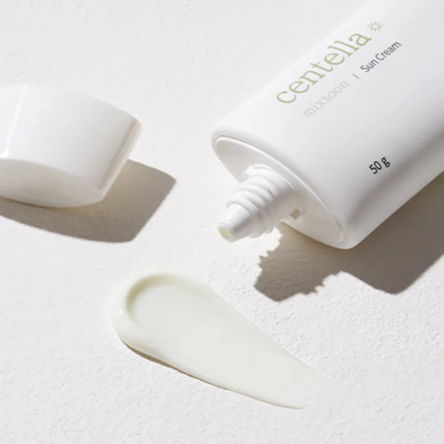 Mixsoon Centella Sun Cream 50g de Mixsoon — presentación y empaque | K-Beauty coreano en Narumi Chile