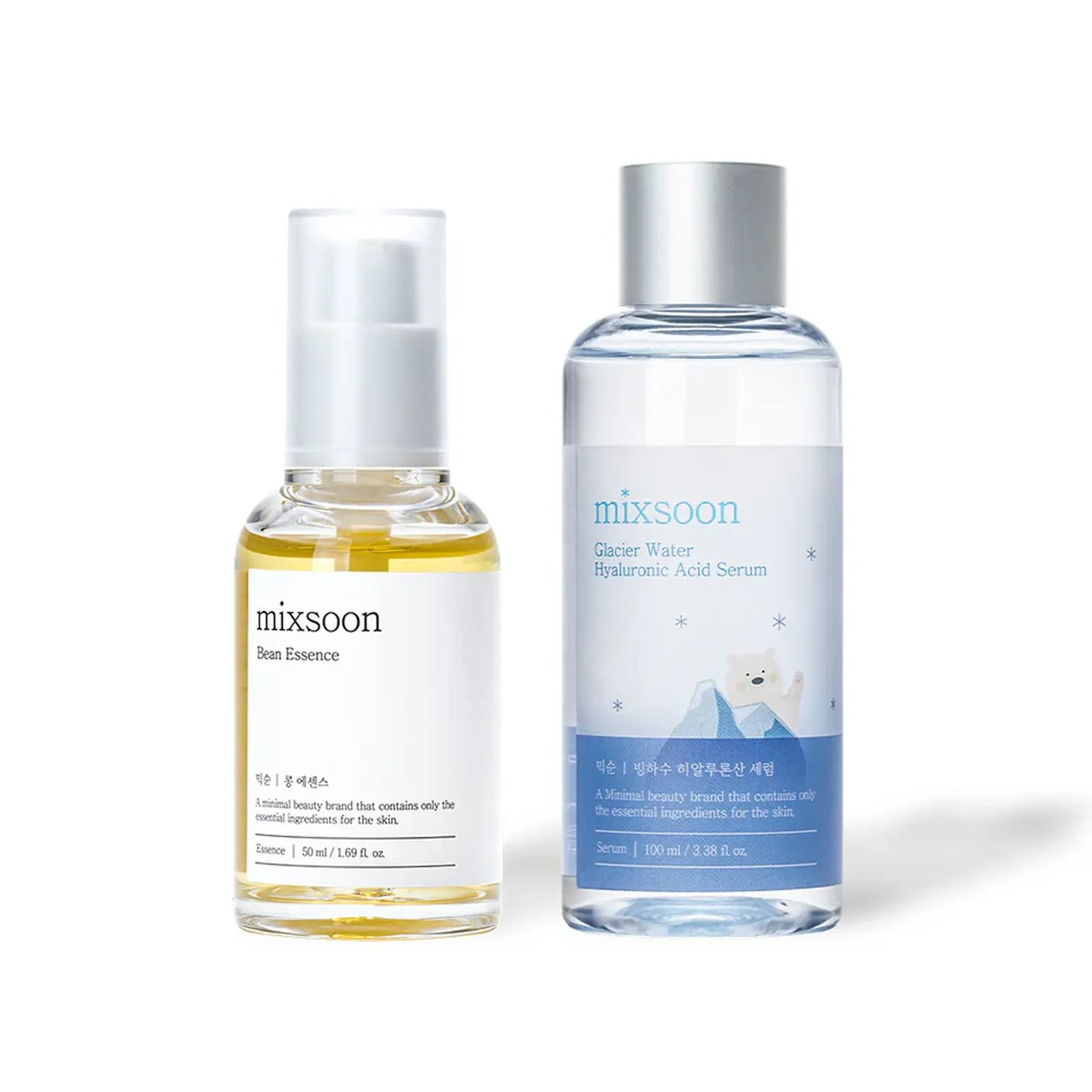 Mixsoon Essential Glass Skin Duo de Mixsoon — presentación y empaque | K-Beauty coreano en Narumi Chile