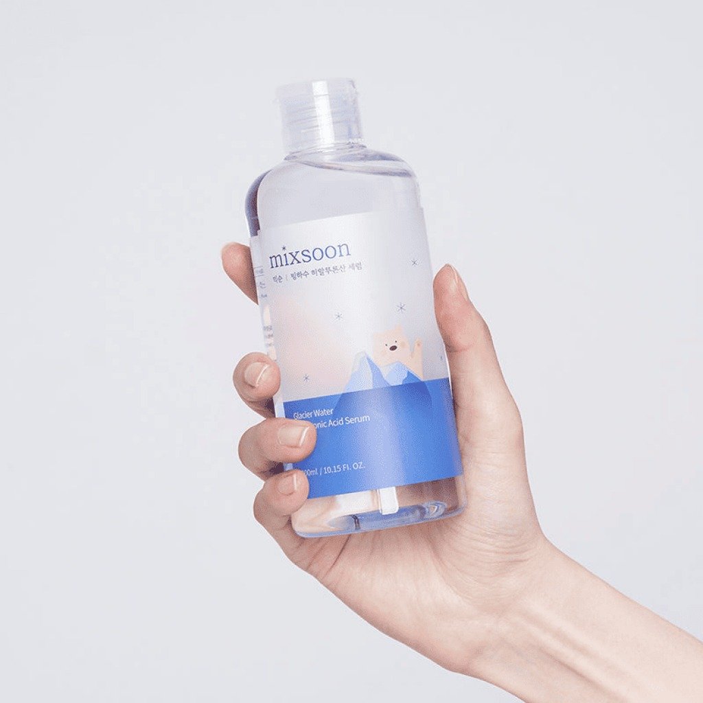 Mixsoon Glacier Water Hyaluronic Acid Serum de Mixsoon — textura y detalle | K-Beauty coreano en Narumi Chile