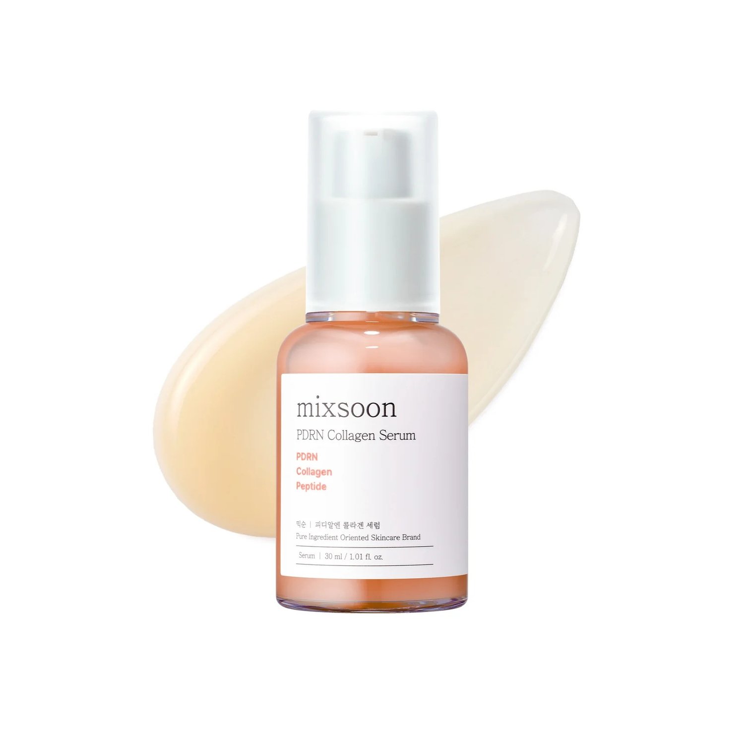 Mixsoon PDRN Collagen Serum 2025 Version – 30ml de Mixsoon — presentación y empaque | K-Beauty coreano en Narumi Chile