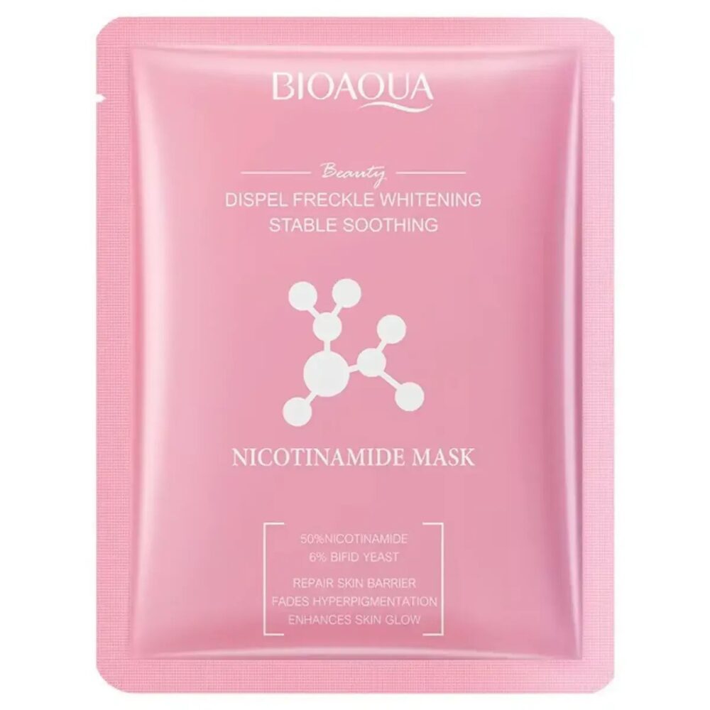 Mascarilla Blanqueadora Nicotinamida · Sheet Mask Iluminadora
