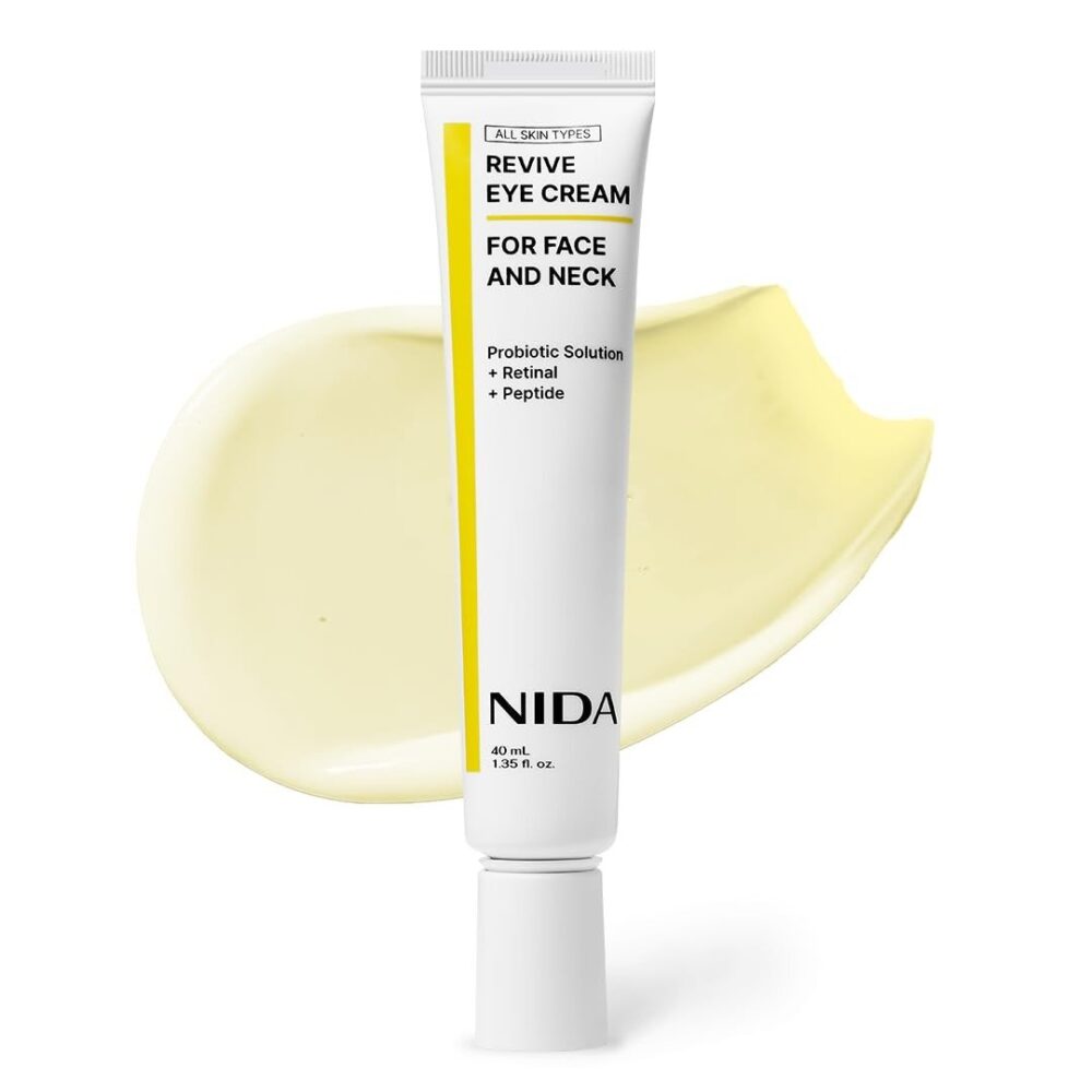 Contorno de Ojos NIDA Revive Eye Cream For Face And Neck 40ml de NIDA, skincare coreano en Narumi Chile
