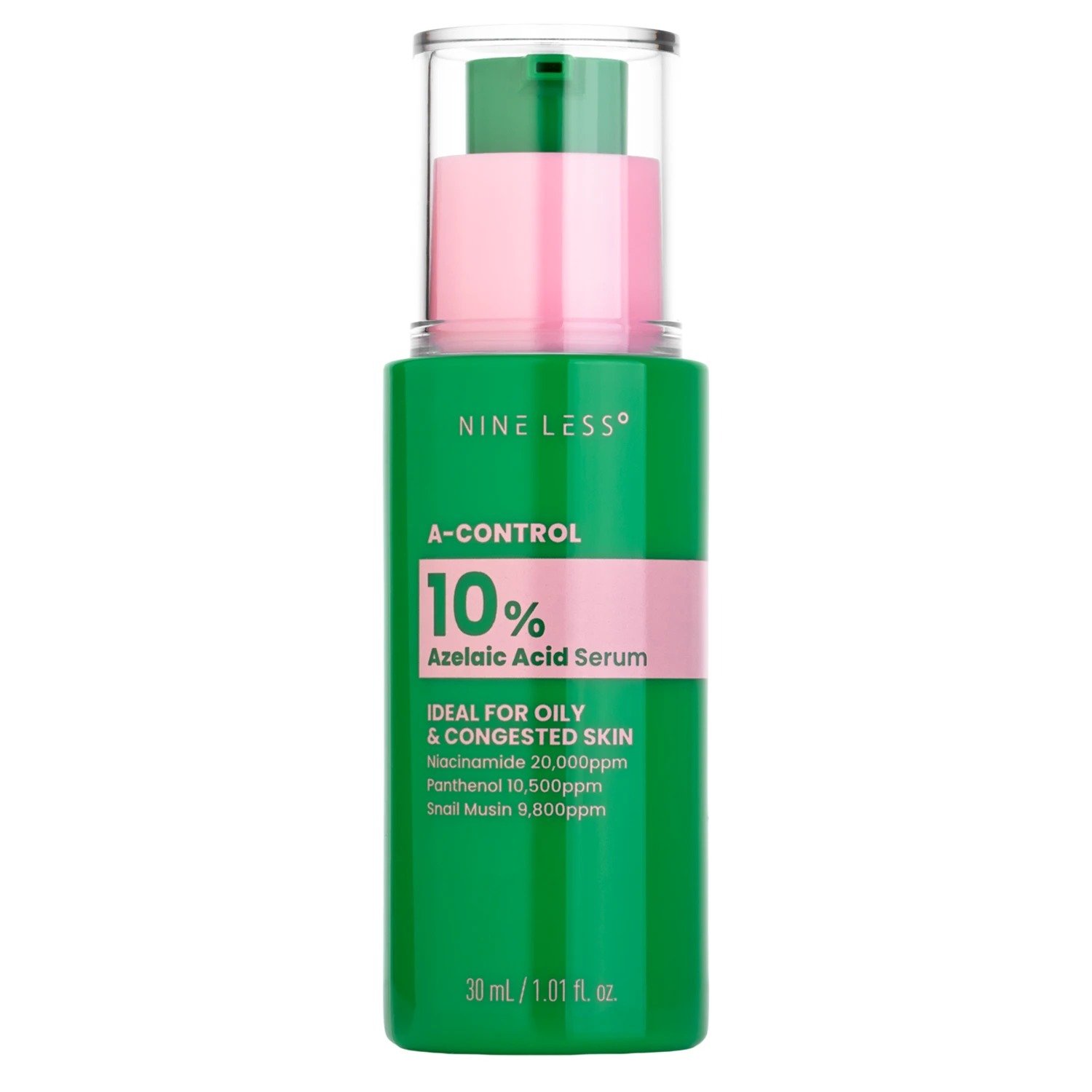 NINELESS A-Control 10% Azelaic Acid Serum de NINELESS — presentación y empaque | K-Beauty coreano en Narumi Chile