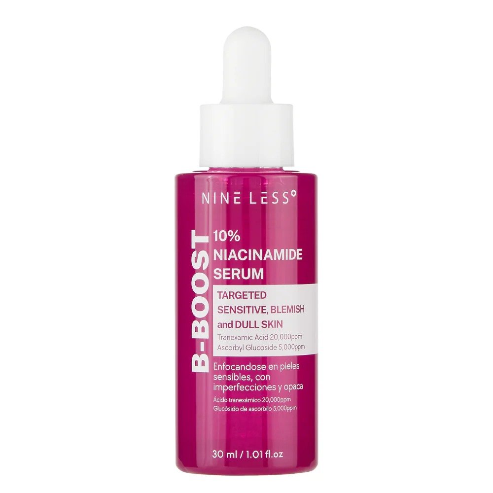 NINELESS B-Boost 10% Niacinamide Serum 30ml de NINELESS — presentación y empaque | K-Beauty coreano en Narumi Chile