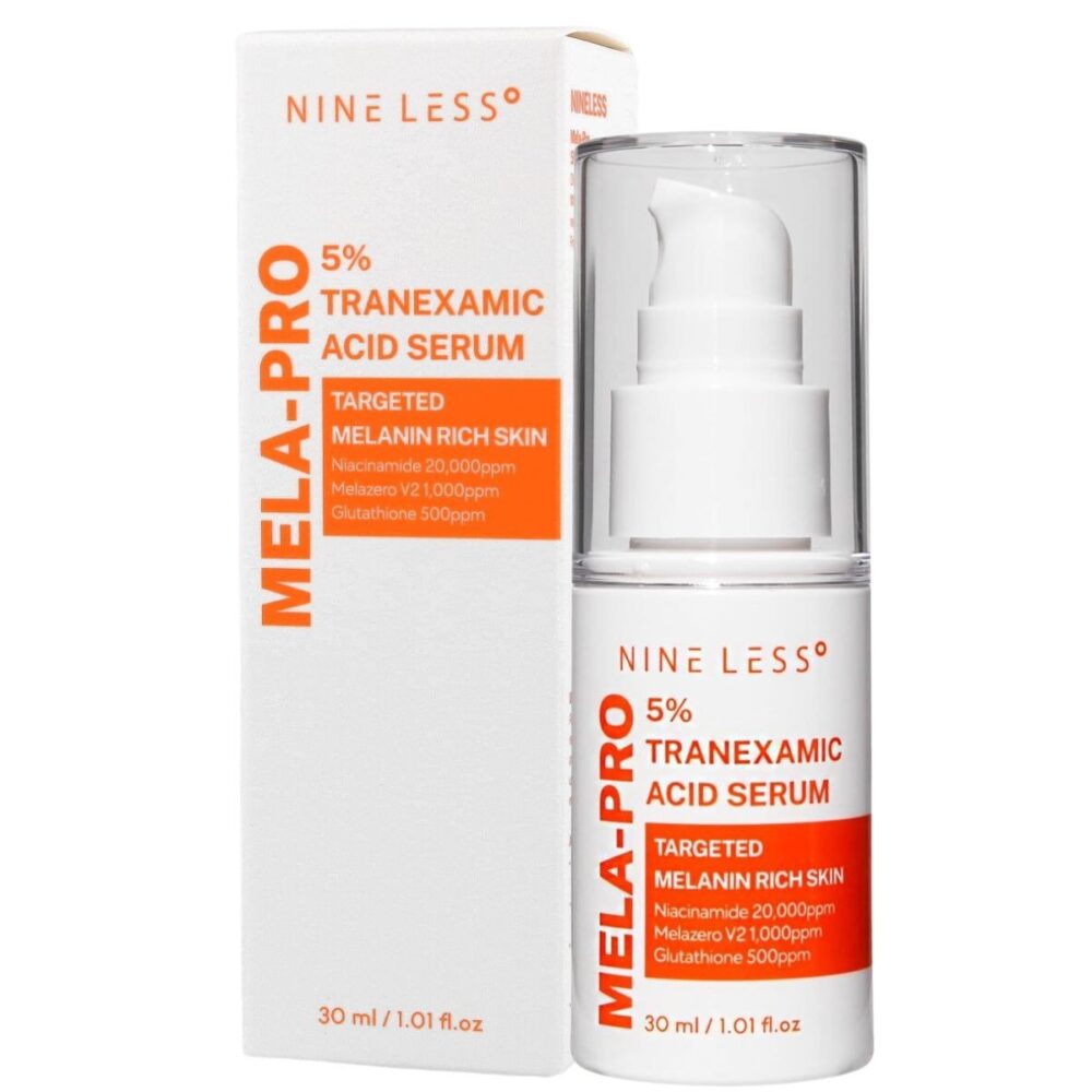 NINELESS MELA-PRO 5% TXA Serum 30ML de NINELESS — presentación y empaque | K-Beauty coreano en Narumi Chile