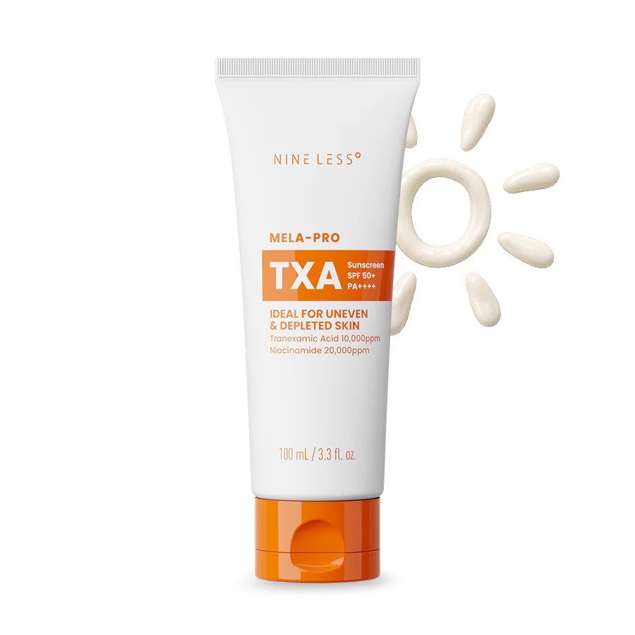 NINELESS Mela-Pro TXA Sunscreen de NINELESS — uso | K-Beauty coreano en Narumi Chile