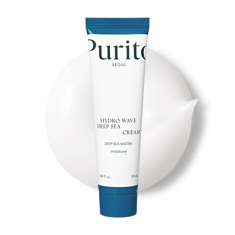 PURITO Hydro Wave Deep Sea Cream 50ml de PURITO — textura y detalle | K-Beauty coreano en Narumi Chile