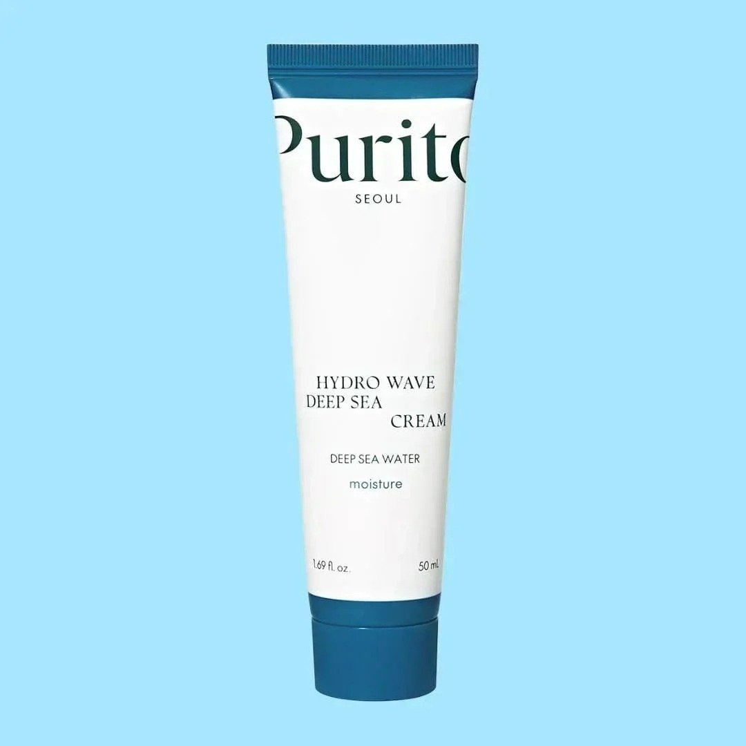 PURITO Hydro Wave Deep Sea Cream 50ml de PURITO — presentación y empaque | K-Beauty coreano en Narumi Chile