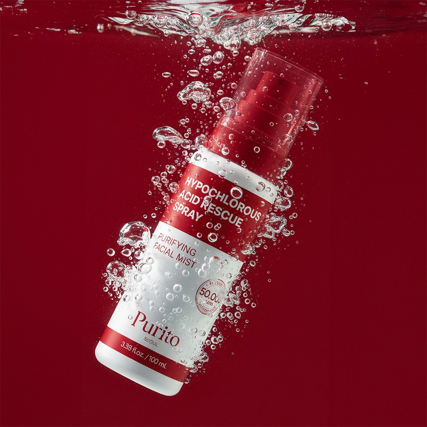 PURITO ÔÇô Hypochlorous Acid Rescue Spray ÔÇô 100ml de PURITO — presentación y empaque | K-Beauty coreano en Narumi Chile