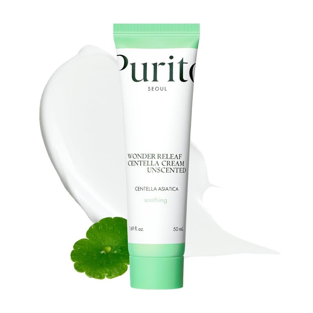PURITO Wonder Releaf Centella Cream Unscented 50ml de PURITO — presentación y empaque | K-Beauty coreano en Narumi Chile