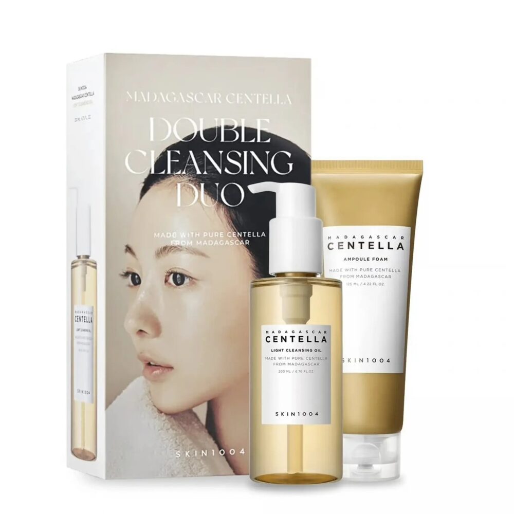 SKIN1004 Madagascar Centella Double Cleansing Duo de SKIN1004 — textura y detalle | K-Beauty coreano en Narumi Chile