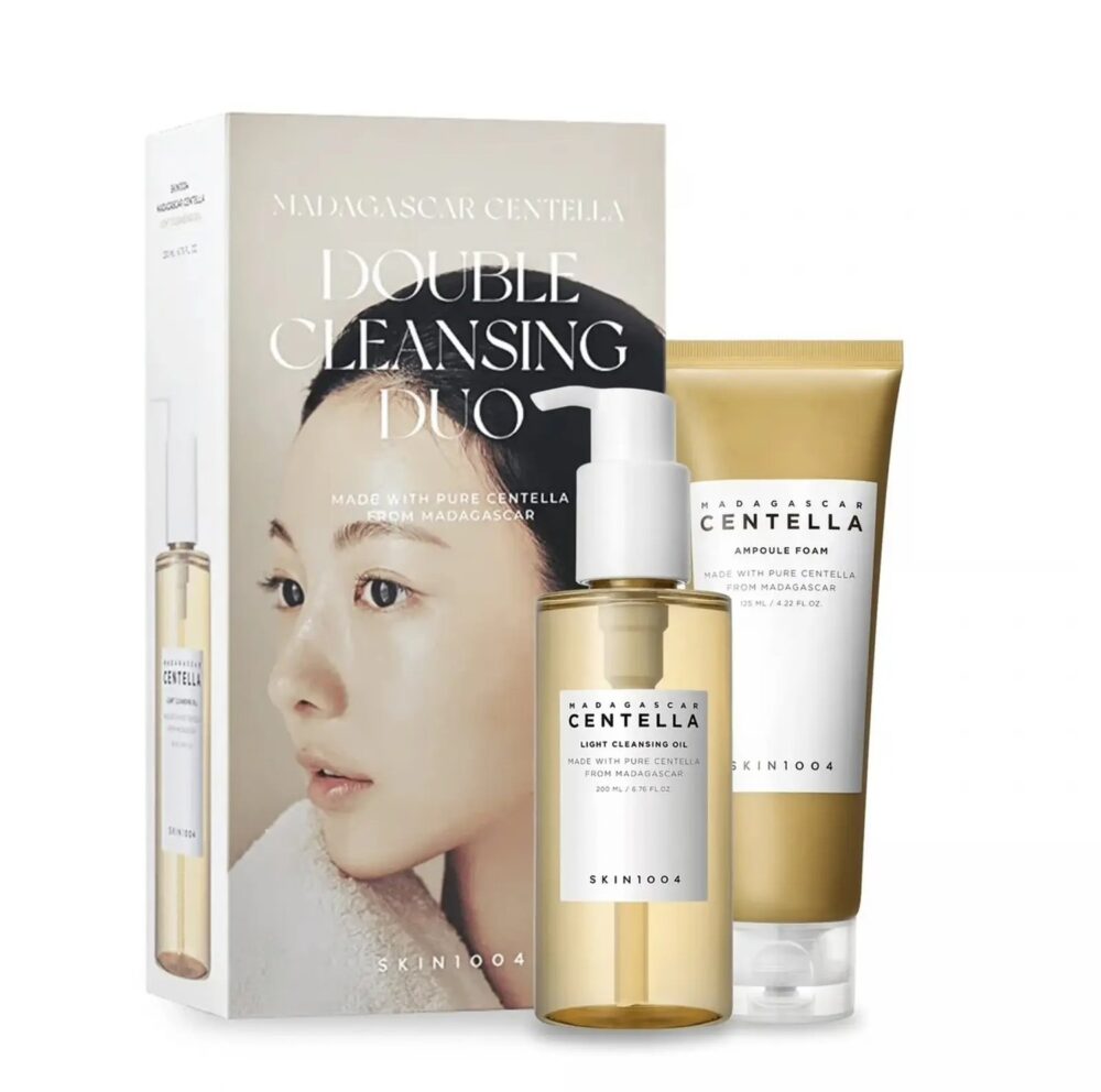 SKIN1004 Madagascar Centella Double Cleansing Duo de SKIN1004 — textura y detalle | K-Beauty coreano en Narumi Chile