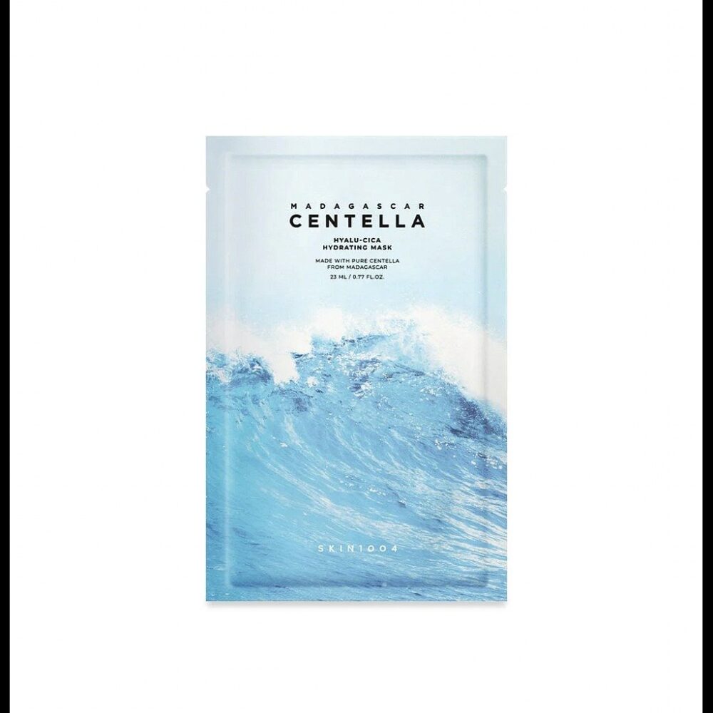SKIN1004 Madagascar Centella Hyalu-Cica Hydrating Mask de SKIN1004 — textura y detalle | K-Beauty coreano en Narumi Chile