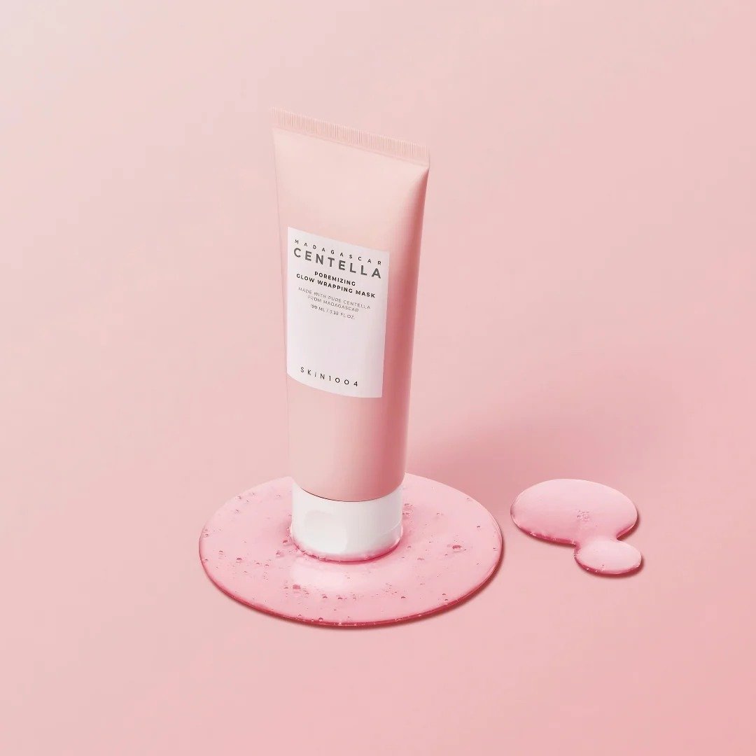 SKIN1004 Madagascar Centella Poremizing Glow Wrapping Mask de SKIN1004 — textura y detalle | K-Beauty coreano en Narumi Chile